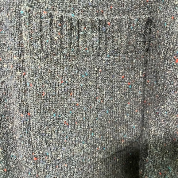 Percival Men’s XL Wool Cardigan - Navy Blue with Contrast Trim - Picture 9 of 14